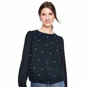 BOGO! Boden Tori Embroidered Star Blouse